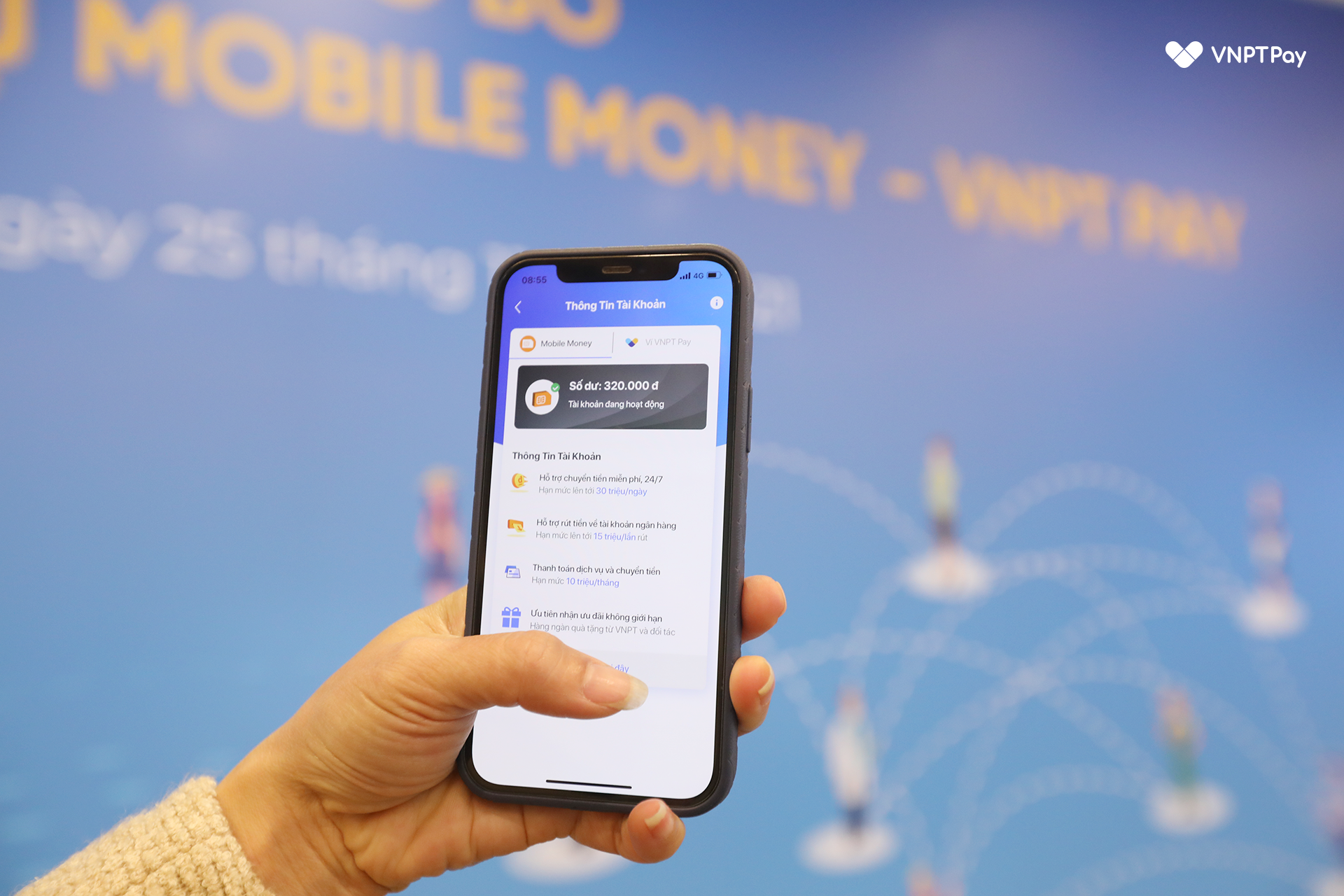 VNPT là đơn vị đầu tiên tích hợp thanh toán bằng Mobile Money trên Cổng Dịch vụ công Quốc gia